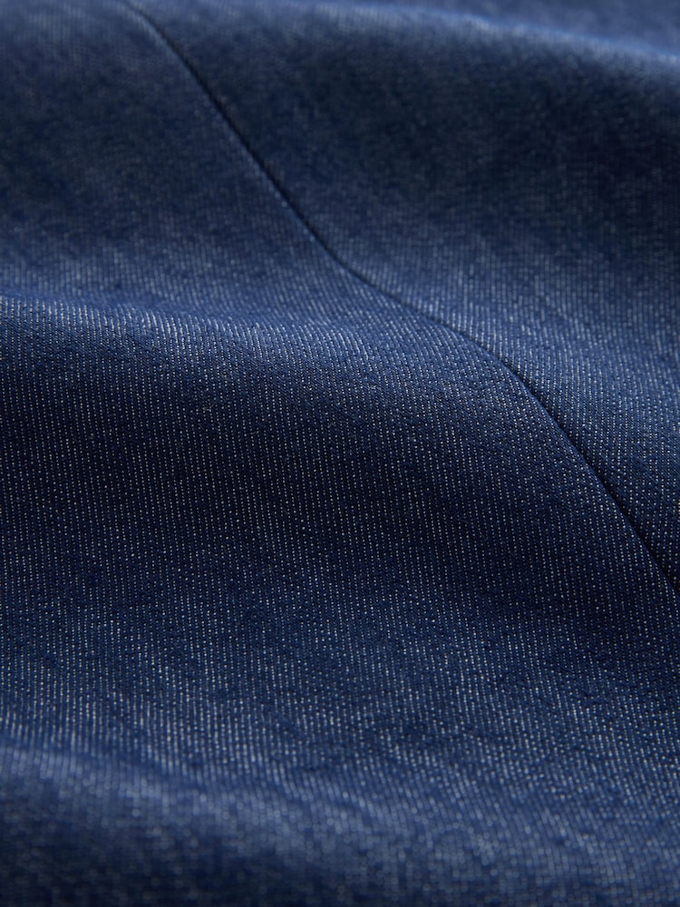 Indigoblau - Westen mit Seesterndetail und Leinen im Denim-Look - Bild 8 von 8