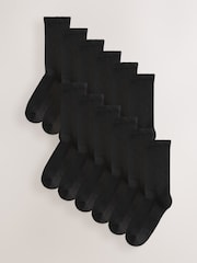 Black Essential Sports Socks 12 Pack - Image 1 of 2