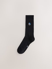 Black Star Wars Embroidered Socks 4 Pack - Image 6 of 8