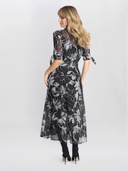 Gina Bacconi Adrienne Black Shirt Dress - Image 2 of 5