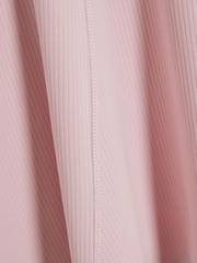 River Island Pink Girls Sleeveless Bow Collar Dress - Image 4 of 4