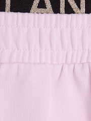 River Island Pink Girls Glitter Waistband Tank Set - Image 4 of 4