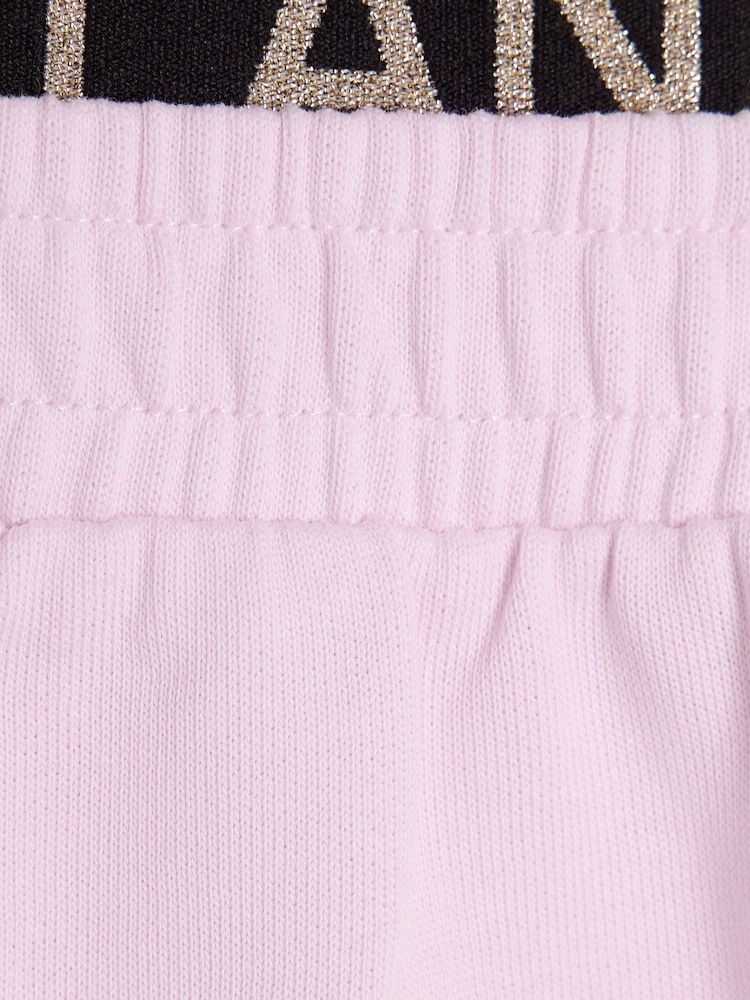 River Island Pink Girls Glitter Waistband Tank Set - Image 4 of 4 River Island Pink Girls Glitter Waistband Tank Set - Image 4 of 4