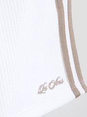 River Island White Boys Textured Stripe short set - Image 5 of 5