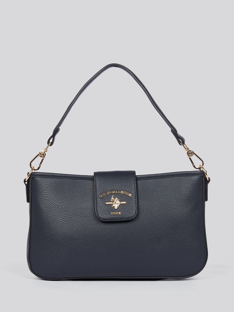 modra - U.S. Polo Assn. Womens Stanford Baguette Bag - Slika 1 iz 6