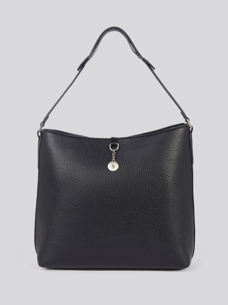 U.S. Polo Assn. Black Womens Breezy Hobo Bag - Image 1 of 6