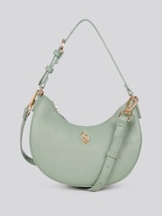 U.S. Polo Assn. Green Womens Jones Small Round Hobo Bag - Image 4 of 7