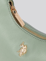 U.S. Polo Assn. Green Womens Jones Small Round Hobo Bag - Image 5 of 7