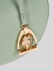 U.S. Polo Assn. Green Womens Jones Small Round Hobo Bag - Image 6 of 7