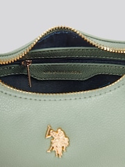 U.S. Polo Assn. Green Womens Jones Small Round Hobo Bag - Image 7 of 7