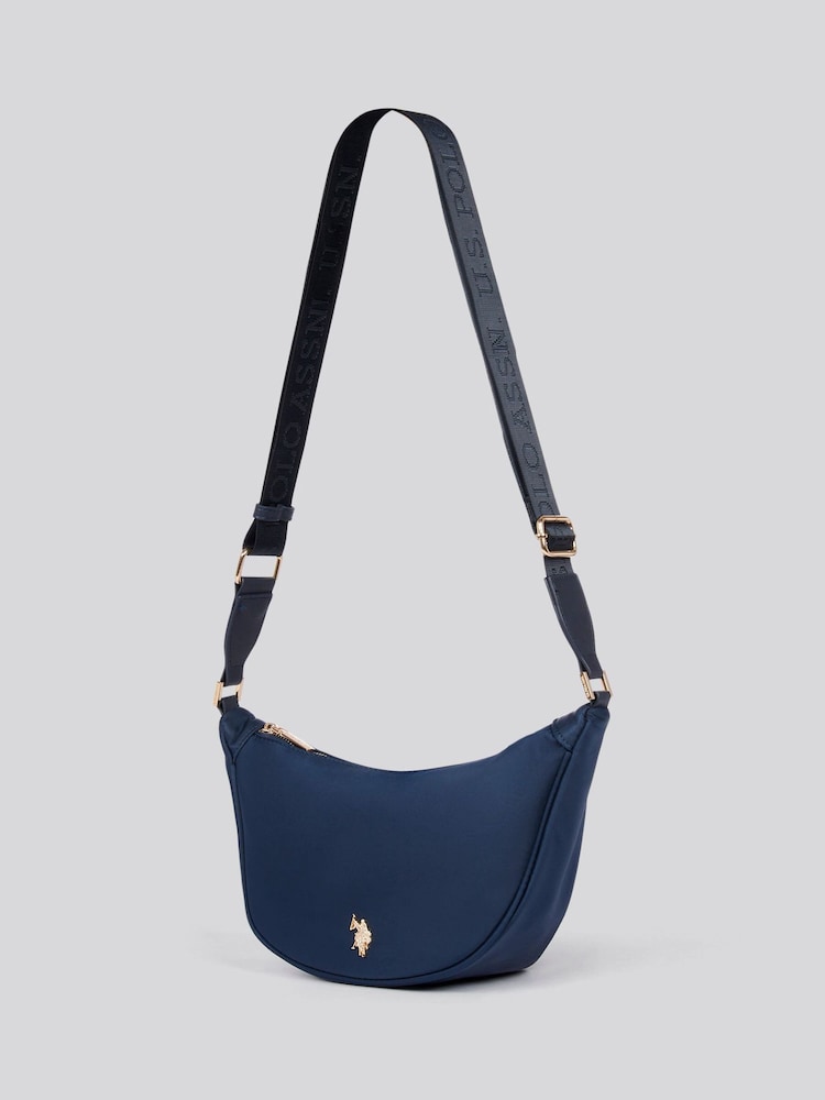 U.S. Polo Assn. Blue Womens Houston Round Crossbody Bag - Image 2 of 6