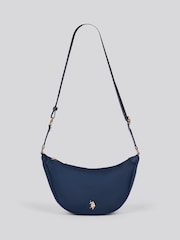 U.S. Polo Assn. Blue Womens Houston Round Crossbody Bag - Image 4 of 6