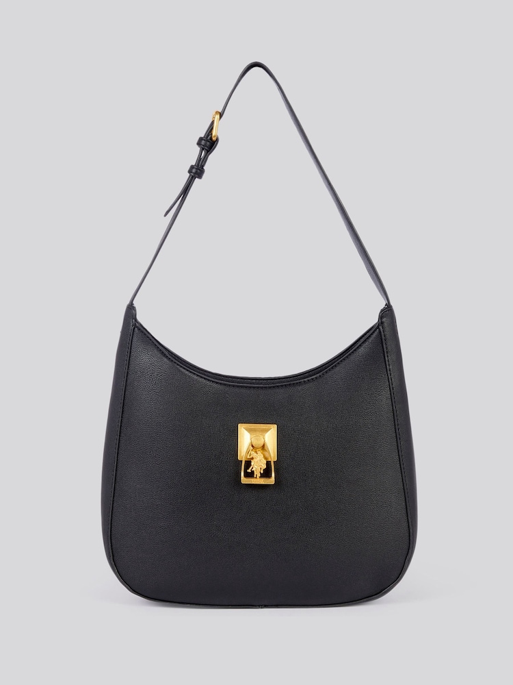 U.S. Polo Assn. Bolsa Hobo Earth Feminina - Imagem 1 de 6