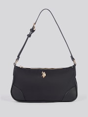 U.S. Polo Assn. Black Womens Houston Small Hobo Bag - Image 1 of 6
