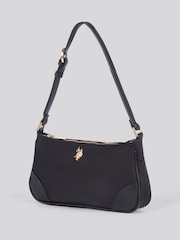 U.S. Polo Assn. Black Womens Houston Small Hobo Bag - Image 2 of 6