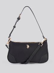 U.S. Polo Assn. Black Womens Houston Small Hobo Bag - Image 3 of 6
