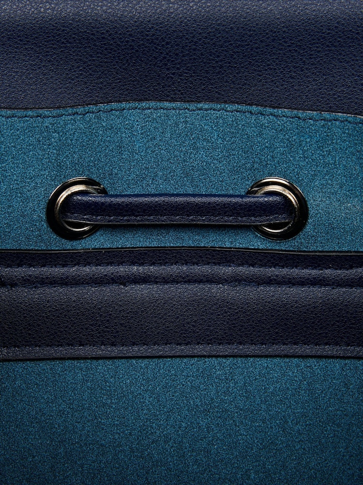 U.S. Polo Assn. Blue Womens Retro Backpack - Image 6 of 6