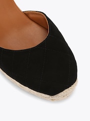 Kurt Geiger London Brixton Black Espadrille Sandals - Image 2 of 4