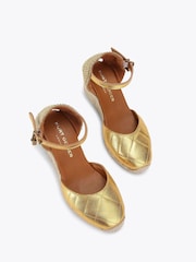 Kurt Geiger London Brixton Black Espadrille Sandals - Image 2 of 4