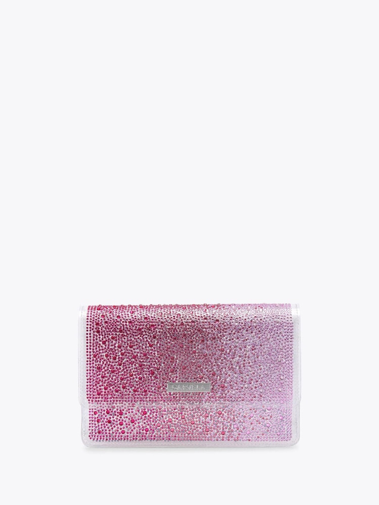 Carvela Pink Lovebird Clutch Bag - Image 1 of 2 Carvela Pink Lovebird Clutch Bag - Image 1 of 2