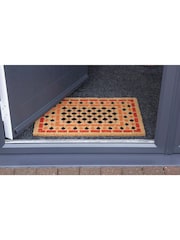 Esselle Orange Astley Mosaic Printed Doormat - Image 2 of 4