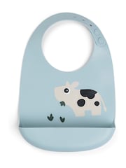 Done by Deer Blue Silicone Bib Dotti - Image 2 of 3