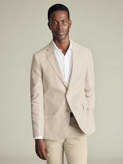 Charles Tyrwhitt Natural Slim Fit Slim Fit Jacket - Image 1 of 4