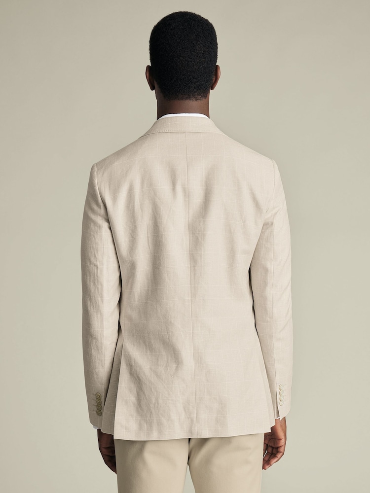 Charles Tyrwhitt Natural Slim Fit Slim Fit Jacket - Image 2 of 4