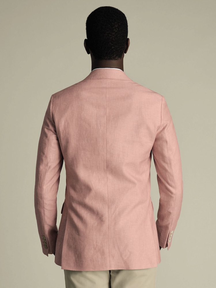 Charles Tyrwhitt Pink Slim Fit Jacket - Image 2 of 5 Charles Tyrwhitt Pink Slim Fit Jacket - Image 2 of 5