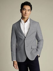 Charles Tyrwhitt Grey Slim Fit Jacket - Image 1 of 5