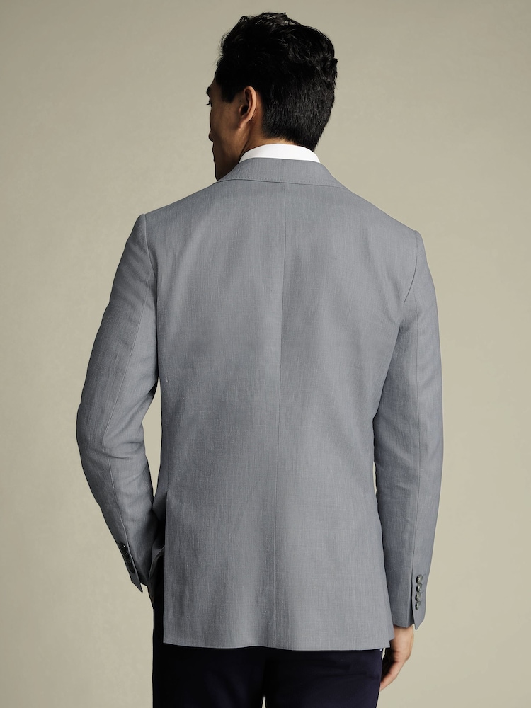 Charles Tyrwhitt Grey Slim Fit Jacket - Image 2 of 5