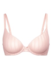 Victoria's Secret Purest Pink Stripe Full Cup Push Up Bra - Image 3 of 3
