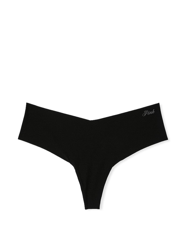 Victoria's Secret PINK Black Thong No Show Knickers - Image 3 of 3 Victoria's Secret PINK Black Thong No Show Knickers - Image 3 of 3