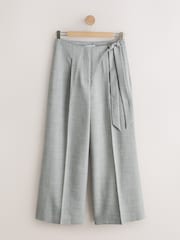 Gris - Pantalons croisés à Jambe large - Image 6 sur 8