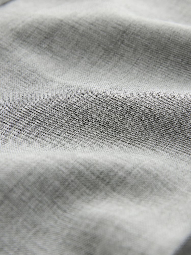 Gris - Pantalons croisés à Jambe large - Image 8 sur 8