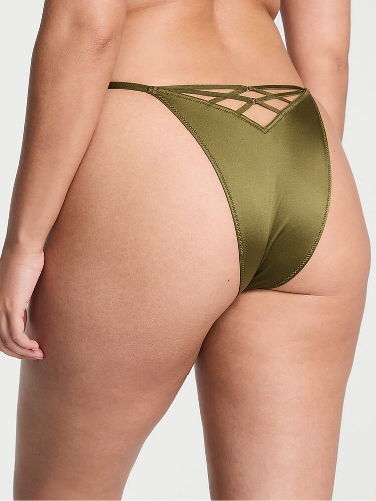 Victoria's Secret Green Chameleon Brazilian Knickers - Image 2 of 3