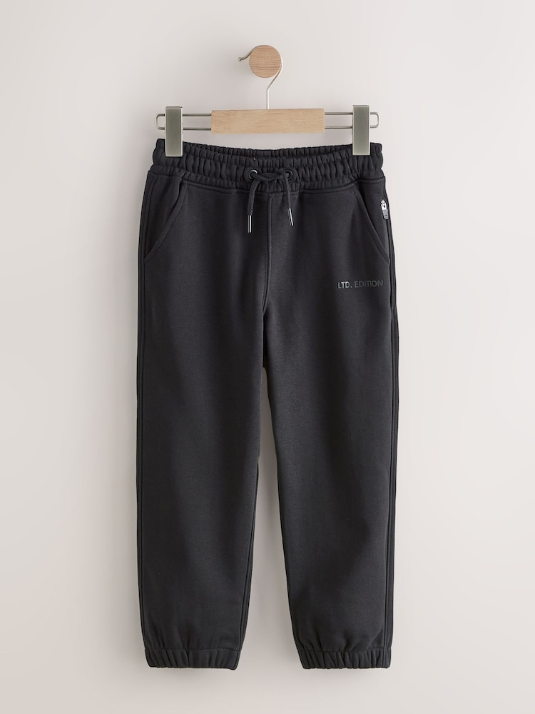 Black Premium Regular Fit Joggers (3-16yrs) - Image 1 of 5