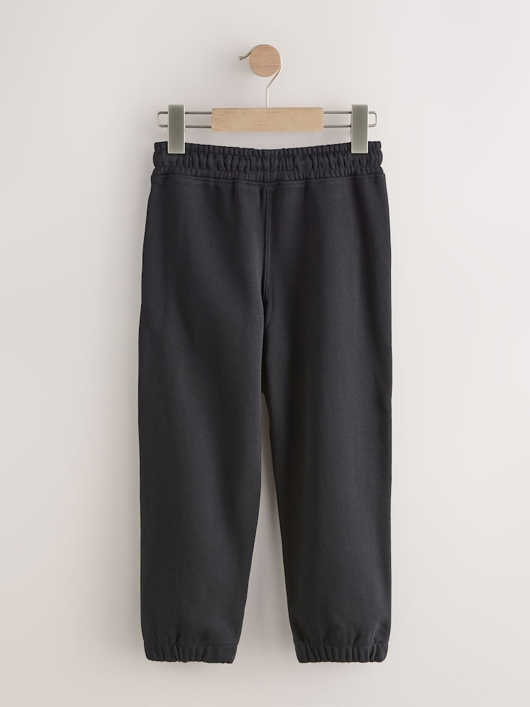 Black Premium Regular Fit Joggers (3-16yrs) - Image 2 of 5
