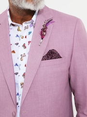 Joe Browns Purple Single Breasted Summer Blazer - Image 2 of 6