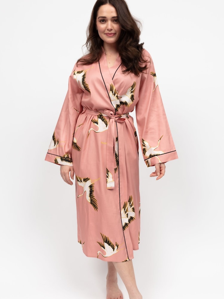 Cyberjammies Pink Long Dressing Gown - Image 1 of 4
