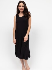 Cyberjammies Black Jersey Long Nightdress - Image 1 of 3