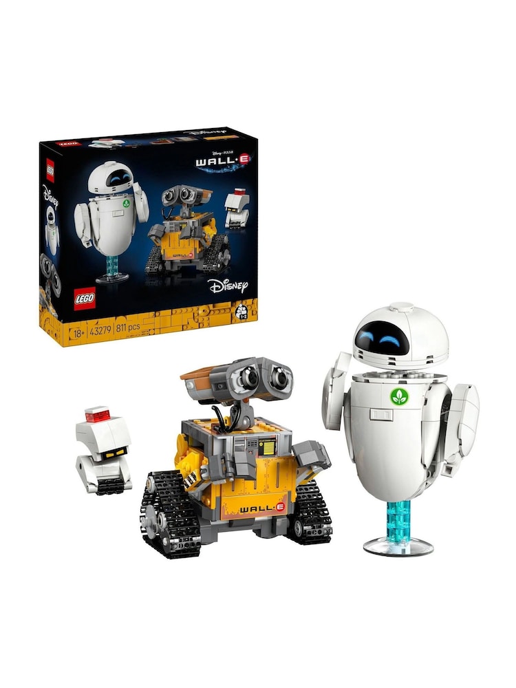 LEGO Disney and Pixar WALL-E and EVE Set for Adults 43279 - Image 1 of 9 LEGO Disney and Pixar WALL-E and EVE Set for Adults 43279 - Image 1 of 9