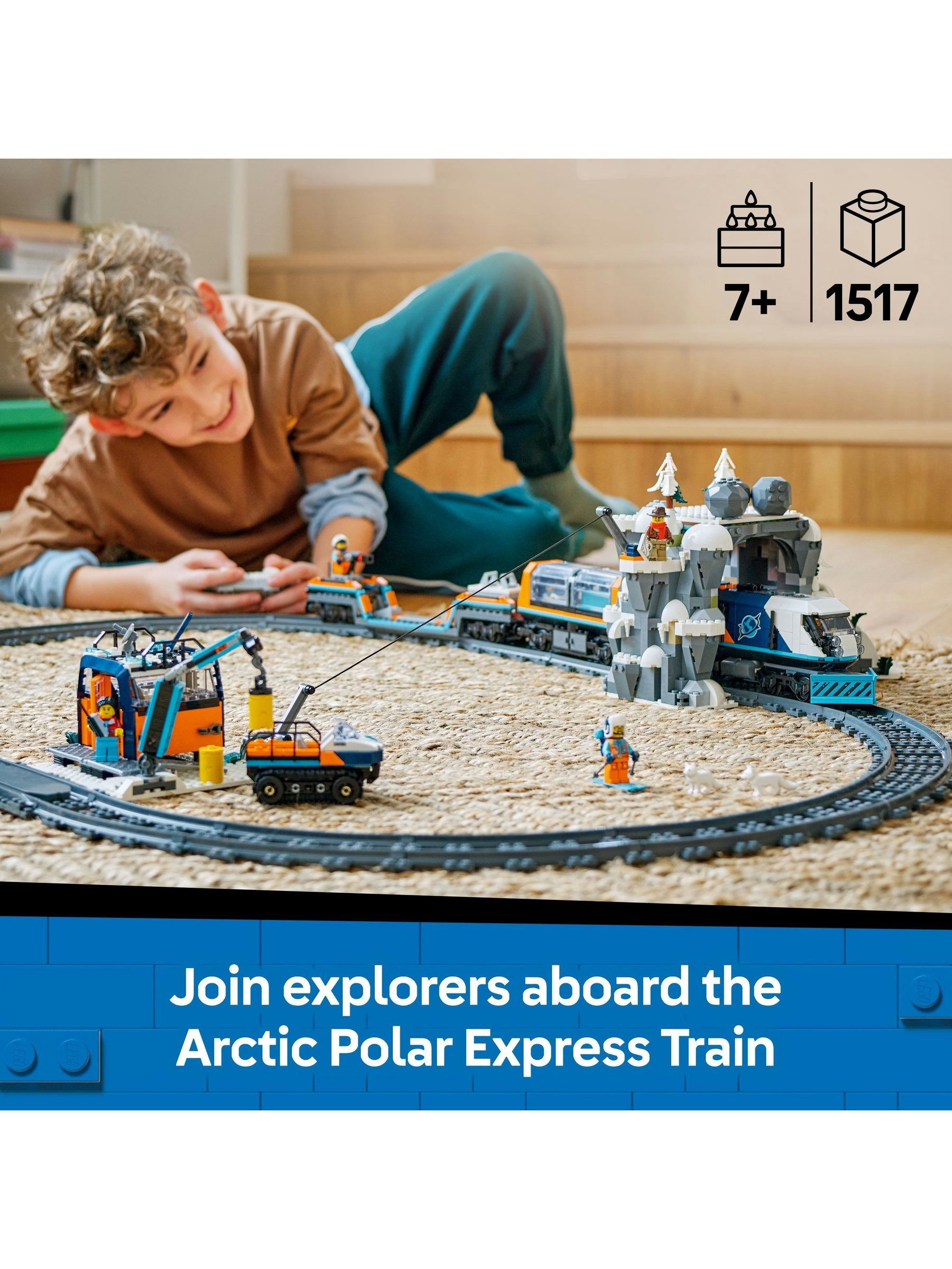 Buy LEGO City Explorers Arctic Polar Express Train Set 60470 from