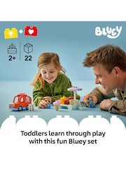 LEGO DUPLO Bluey Ice Cream Trip with Bluey Toddler Toy 10458 - Image 3 of 8