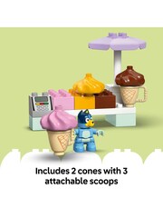 LEGO DUPLO Bluey Ice Cream Trip with Bluey Toddler Toy 10458 - Image 6 of 8