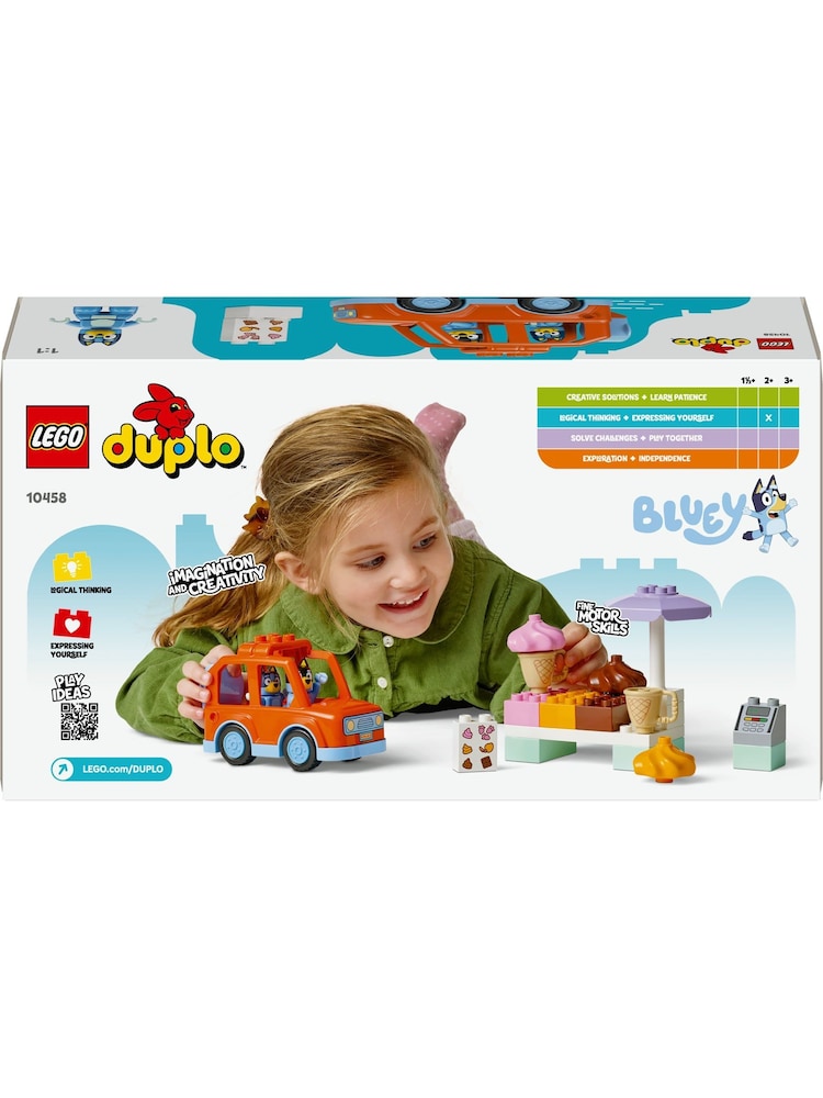 LEGO DUPLO Bluey Ice Cream Trip with Bluey Toddler Toy 10458 - Image 8 of 8