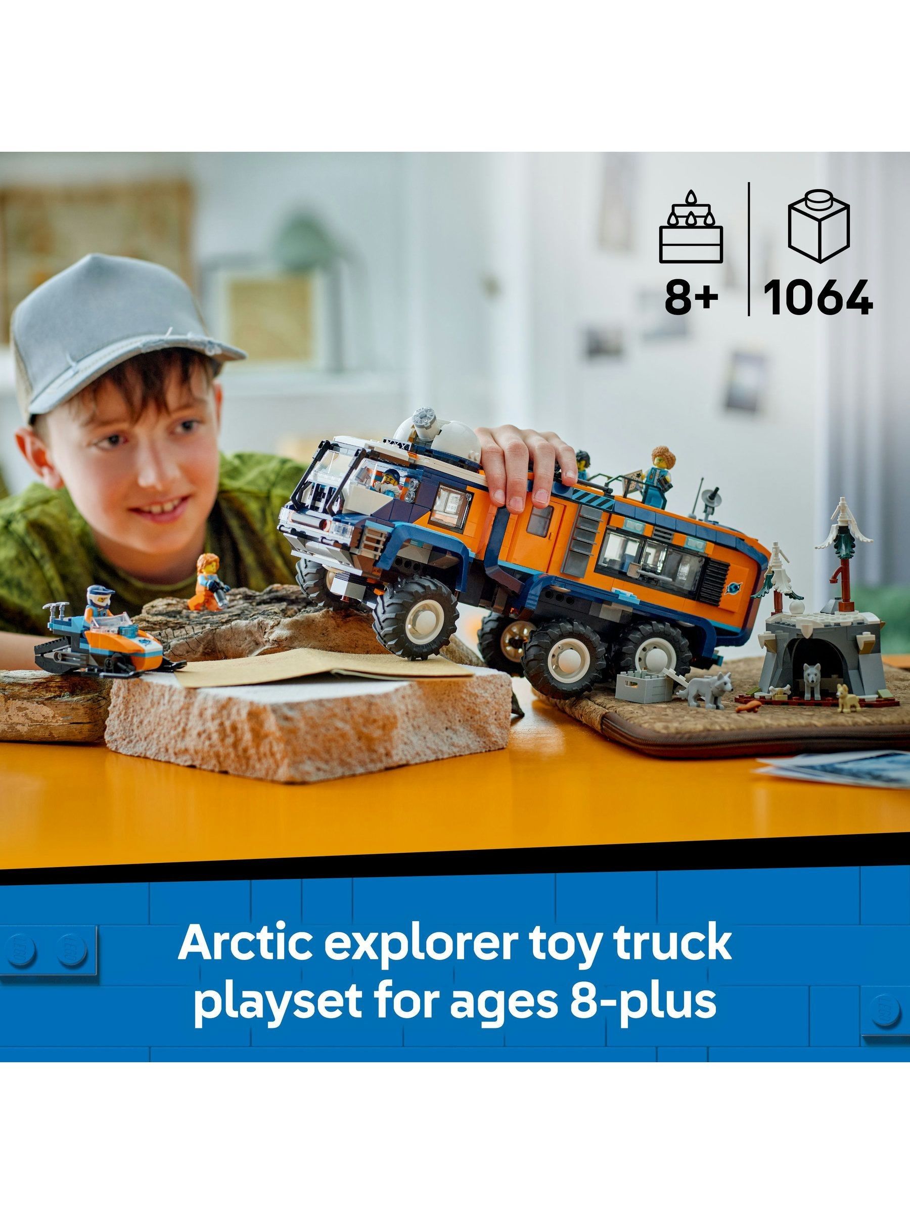 Buy LEGO City Arctic Explorer Science Lab Truck Toy Building Set