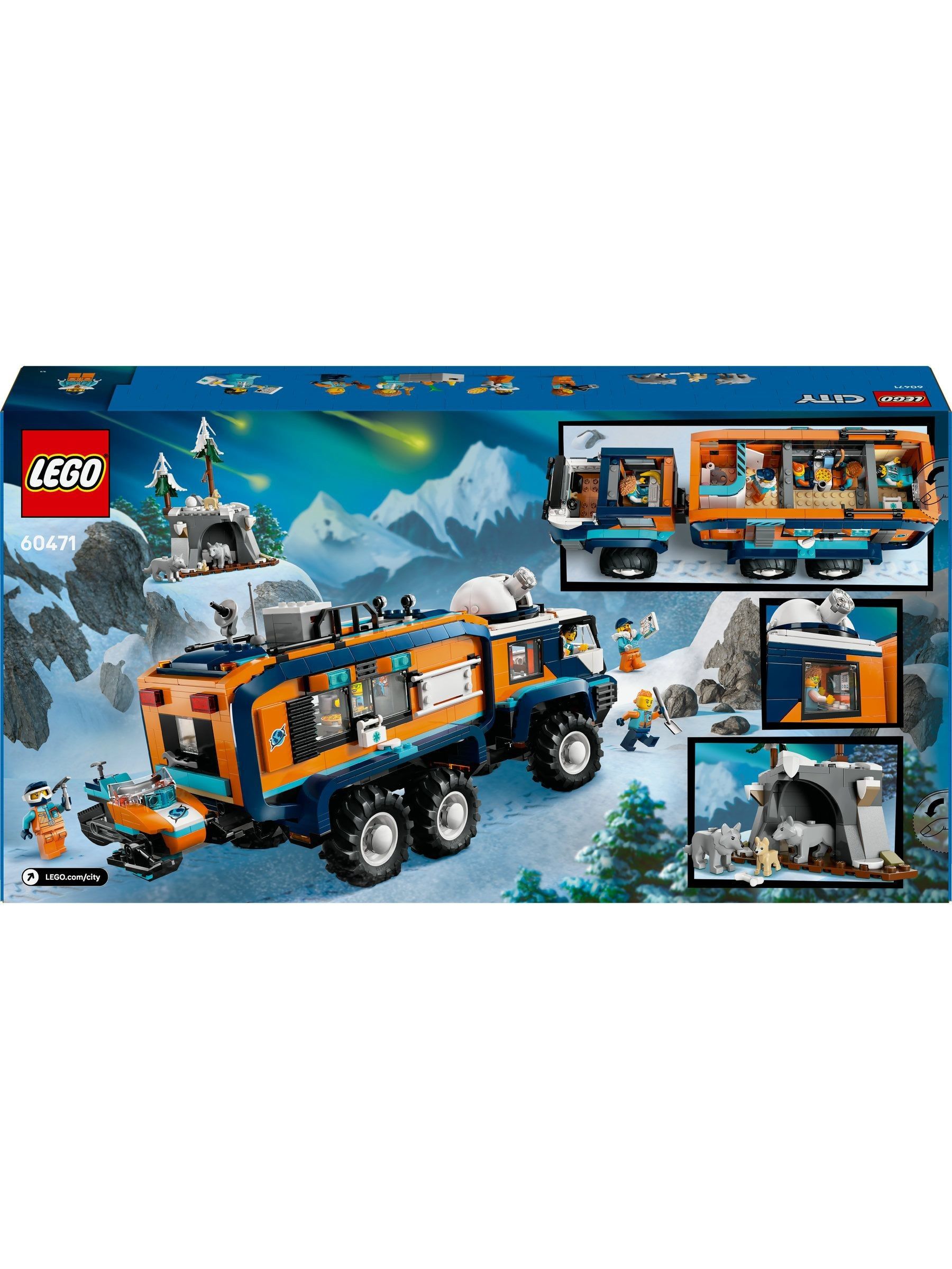 Naked City ボックスセット New in Box LEGO 60035 City Arctic Outpost w/3 MiniFigures Sealed