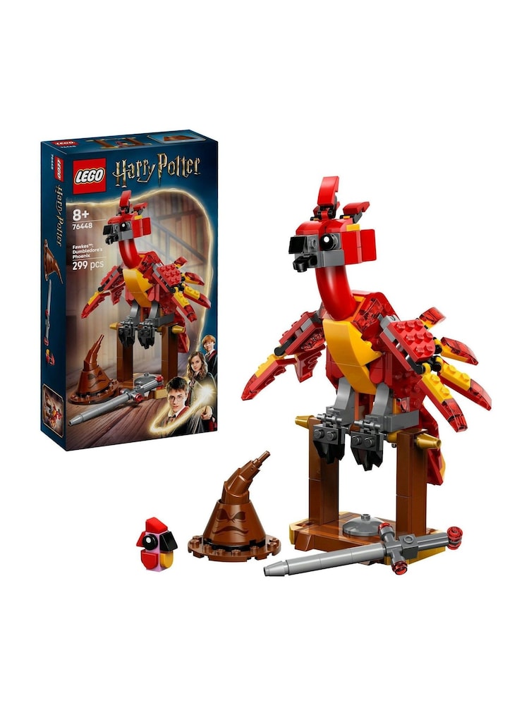 LEGO Harry Potter Fawkes Dumbledores Phoenix Toy Set 76448 - Image 1 of 7