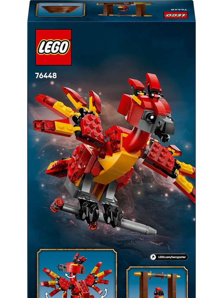 LEGO Harry Potter Fawkes Dumbledores Phoenix Toy Set 76448 - Image 7 of 7